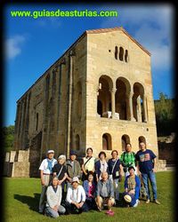 Balcón este del palacio Real de Santa María del Naranco, patrimonio UNESCO